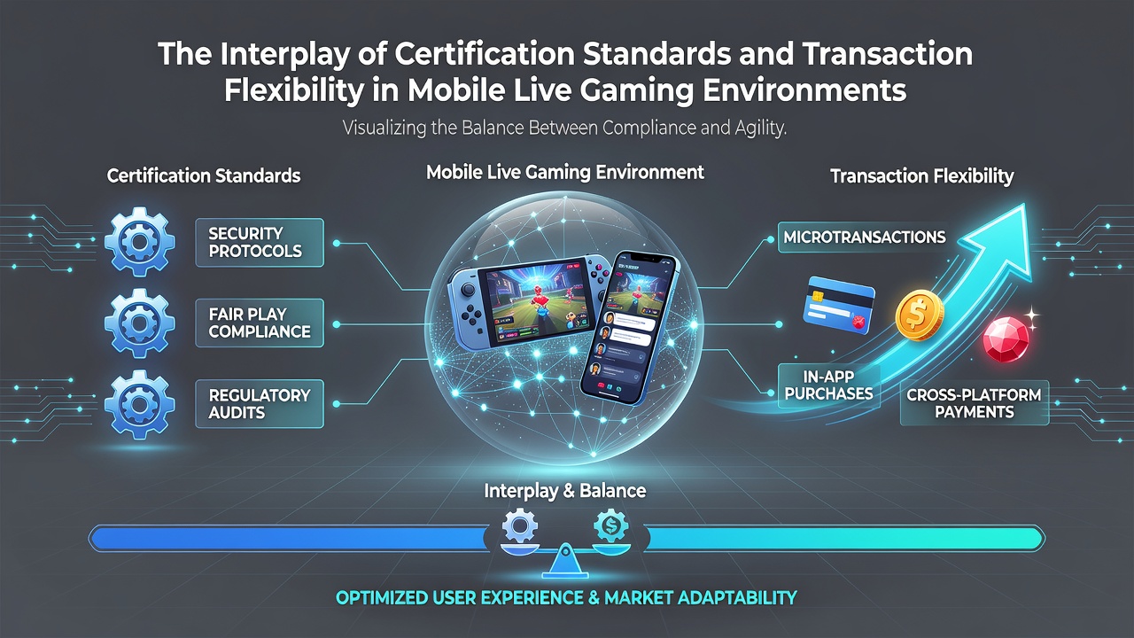 Transactiestroom in een live gaming app met beveiligingslagen